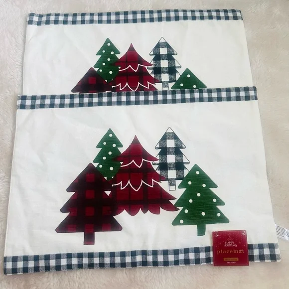 Happy Holiday Placemat Set of 2 - Picture 7 of 7